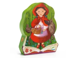 Djeco DJ07230 - Puzzles Silhouettes - Le Petit Chaperon Rouge - 36 Pcs