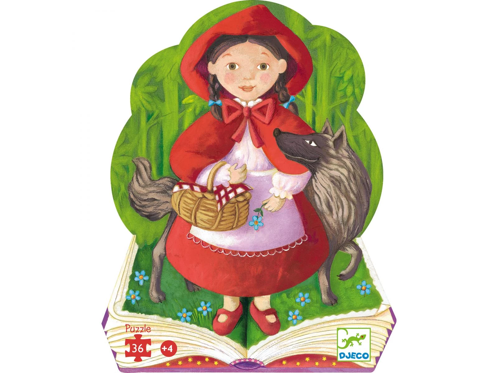 Djeco DJ07230 - Puzzles Silhouettes - Le Petit Chaperon Rouge - 36 Pcs 4 Djeco DJ07230 - Puzzles Silhouettes - Le Petit Chaperon Rouge - 36 Pcs – Image 4