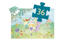 Djeco DJ07238 - Puzzles Silhouettes - La Princesse Du Printemps - 36 Pcs -Djeco Le Paradis Des Jouets djeco dj07238 puzzles silhouettes la princesse du printemps 36 pcs 1600 2