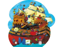 Djeco DJ07241 - Puzzles Silhouettes - Bateau De Barberousse - 54pcs -Djeco Le Paradis Des Jouets djeco dj07241 puzzles silhouettes bateau de barberousse 54pcs 1600 3