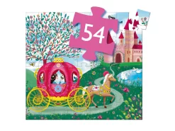 Djeco DJ07254 - Puzzles Silhouettes - Le Carrosse D'Elise - 54 Pcs -Djeco Le Paradis Des Jouets djeco dj07254 puzzles silhouettes le carrosse d elise 54 pcs 1600 2