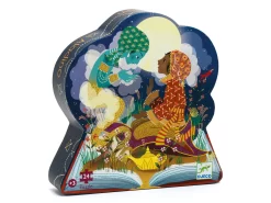 Djeco DJ07281 - Puzzles Silhouettes - Aladin - 24 Pcs