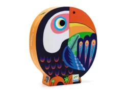 Djeco DJ07283 - Puzzles Silhouettes - Coco Le Toucan - 24 Pcs