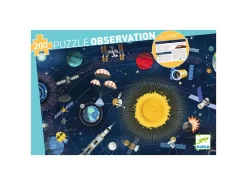 Djeco DJ07413 - Puzzles Observation - L'espace - 200 Pcs + Livret -Djeco Le Paradis Des Jouets djeco dj07413 puzzles observation l espace 200 pcs livret 1600 3