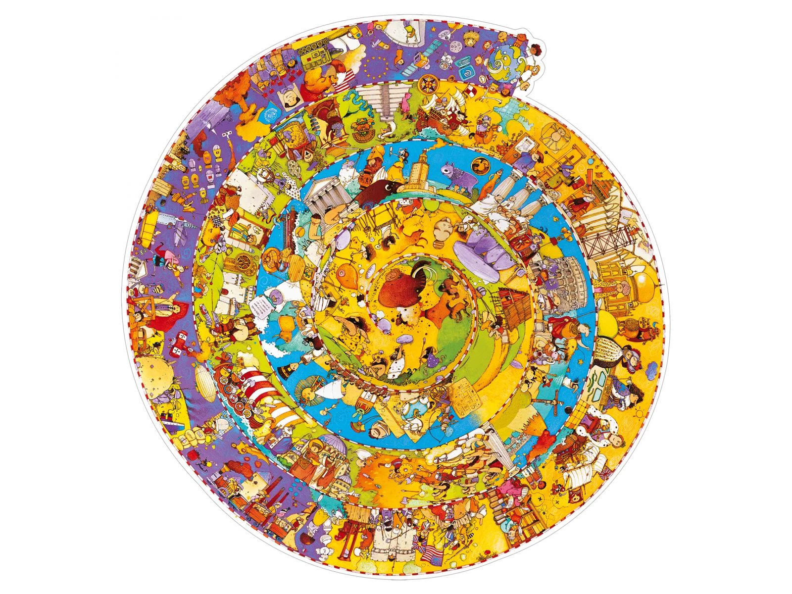 Djeco DJ07470 - Puzzles Observation - Histoire - 350 Pcs + Livret 2 Djeco DJ07470 - Puzzles Observation - Histoire - 350 Pcs + Livret – Image 2