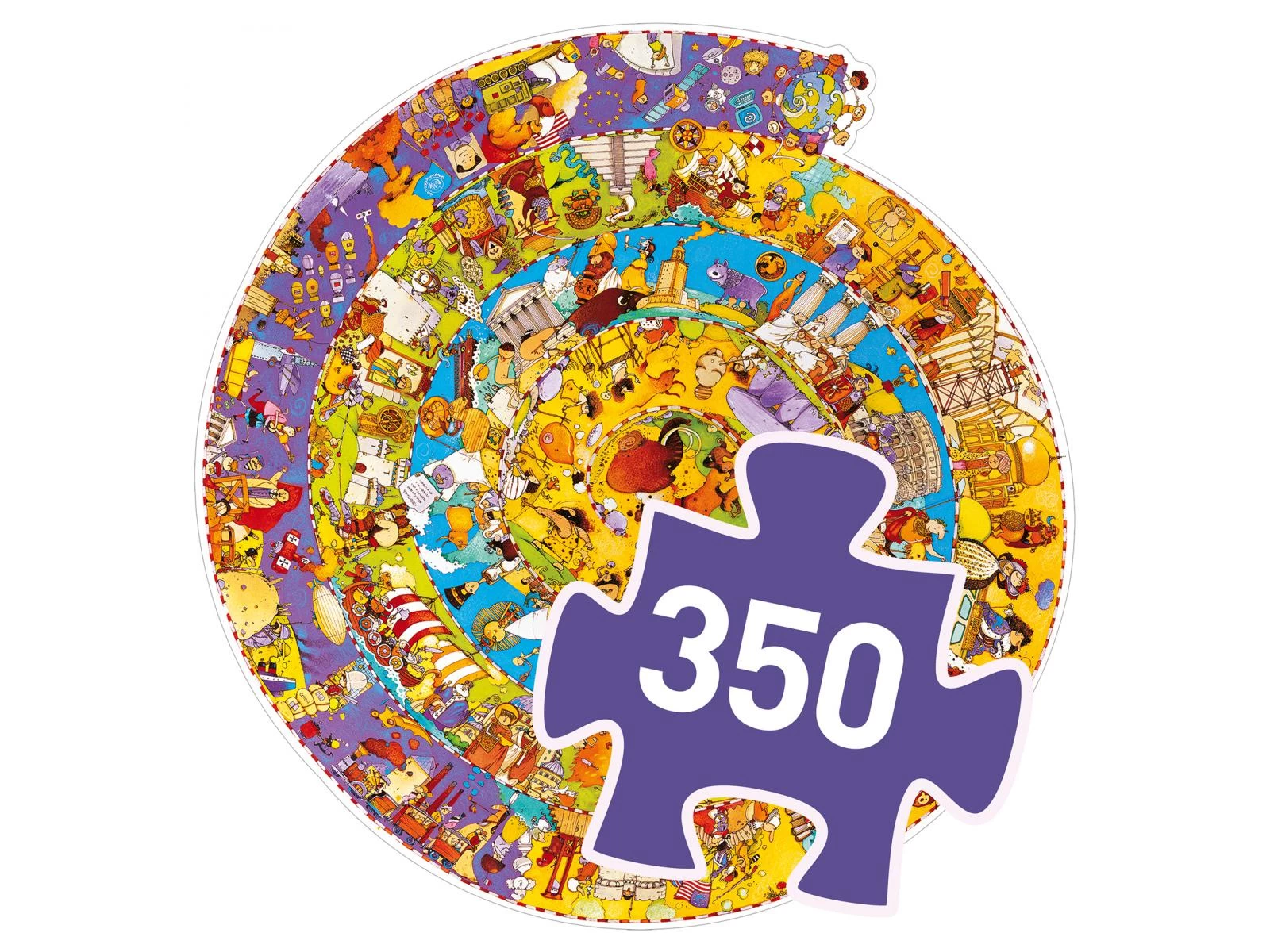 Djeco DJ07470 - Puzzles Observation - Histoire - 350 Pcs + Livret 3 Djeco DJ07470 - Puzzles Observation - Histoire - 350 Pcs + Livret – Image 3
