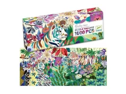 Djeco DJ07647 - Puzzles Gallery - Rainbow Tigers - 1000 Pcs