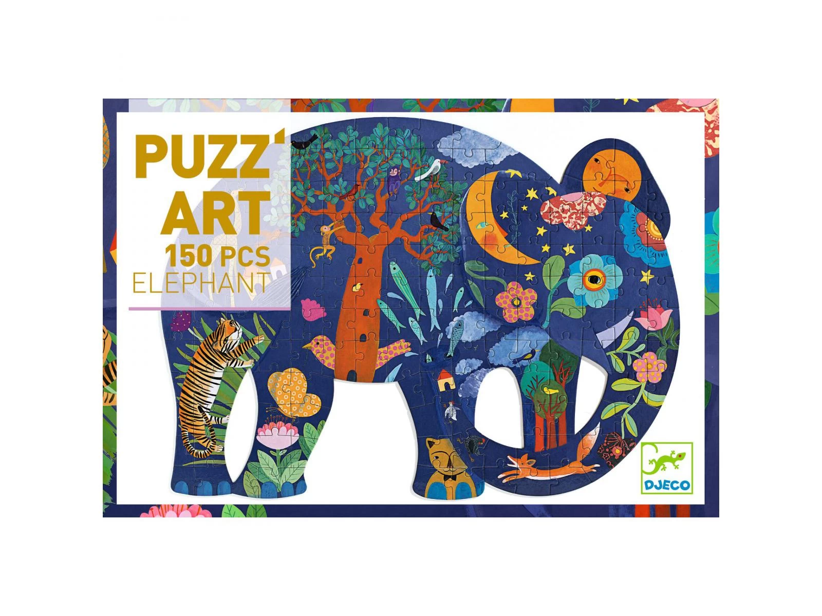 Djeco DJ07652 - Puzz'Art - Eléphant - 150 Pcs 4 Djeco DJ07652 - Puzz'Art - Eléphant - 150 Pcs – Image 4