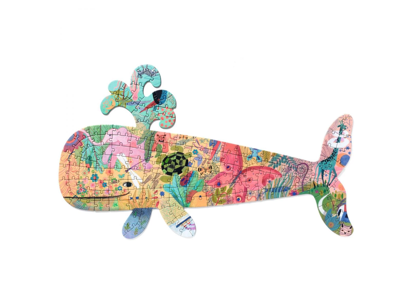 Djeco DJ07658 - Puzz'Art - Whale - 150 Pcs 2 Djeco DJ07658 - Puzz'Art - Whale - 150 Pcs – Image 2