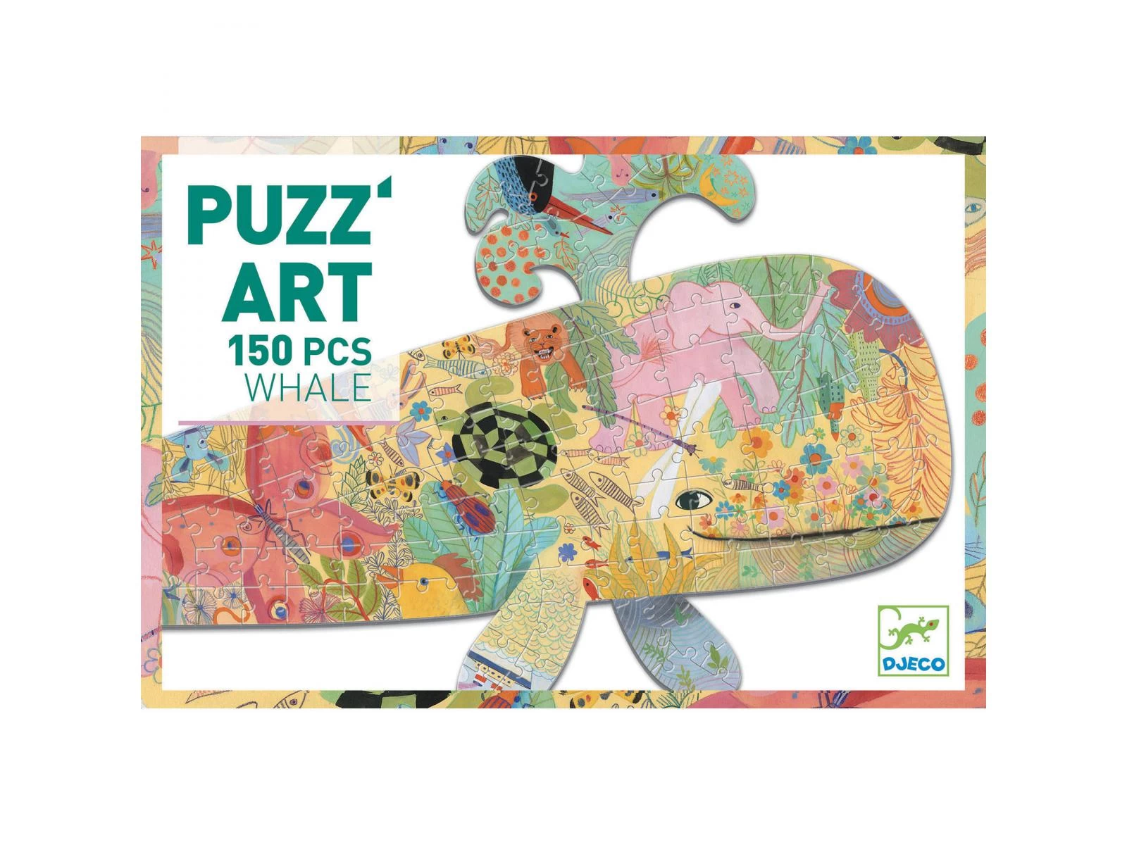 Djeco DJ07658 - Puzz'Art - Whale - 150 Pcs 4 Djeco DJ07658 - Puzz'Art - Whale - 150 Pcs – Image 4