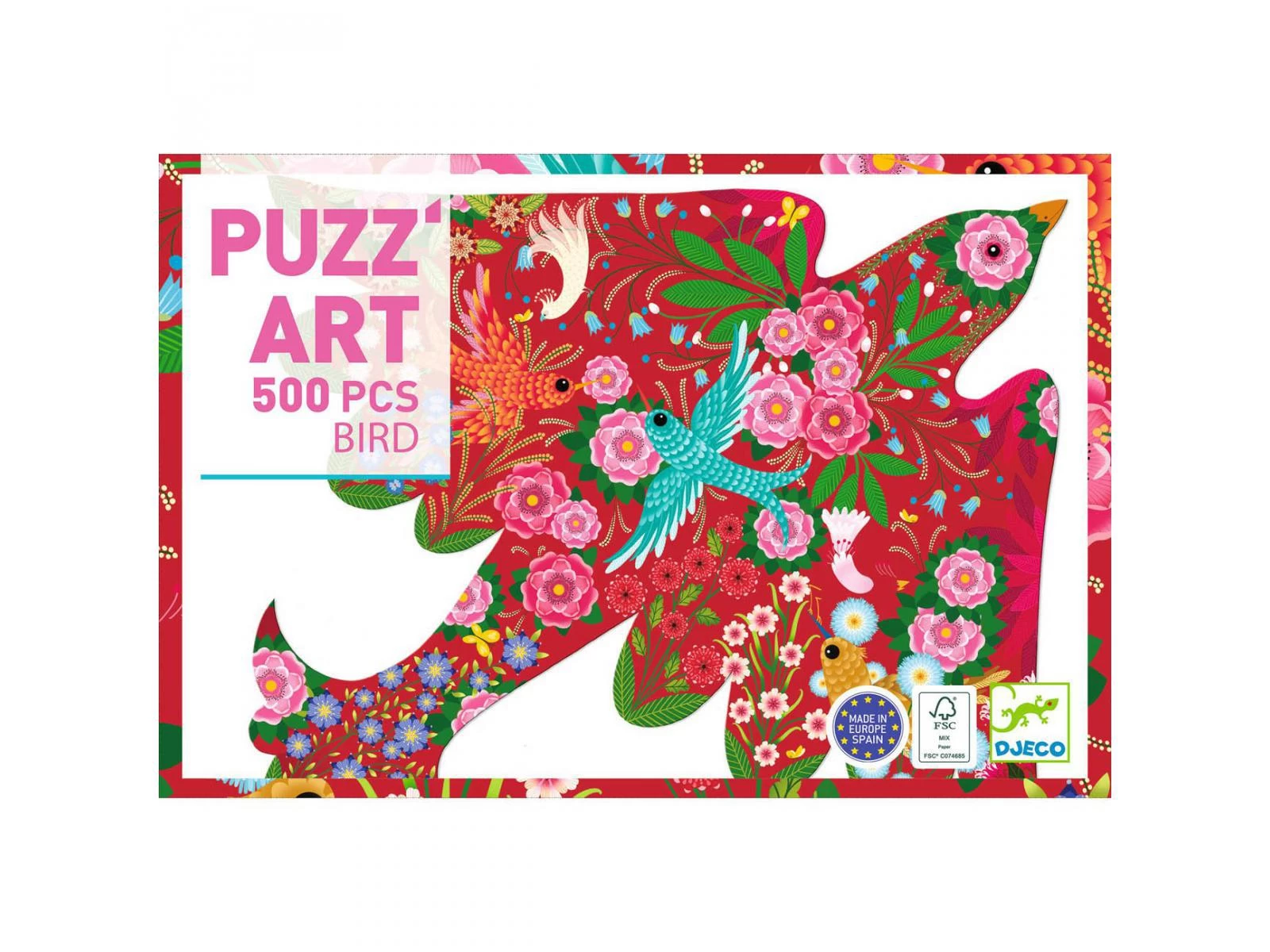 Djeco DJ07668 - Puzz'Art - Bird - 500 Pcs