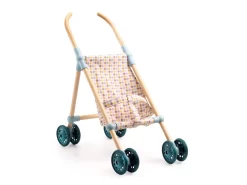 Djeco DJ07843 - Pomea - La Promenade - Poussette Bois - 44 Cm