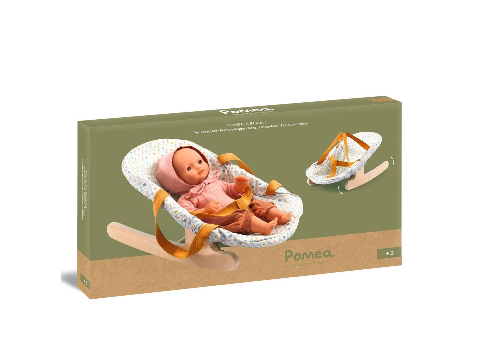 Djeco DJ07865 - Pomea - Dormir - Transat à Bascule 2 Djeco DJ07865 - Pomea - Dormir - Transat à Bascule – Image 2