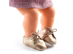 Djeco DJ07887 - Pomea -Vêtements De Poupées - Chaussures Dorées -Djeco Le Paradis Des Jouets djeco dj07887 pomea vetements de poupees chaussures dorees 1600 2