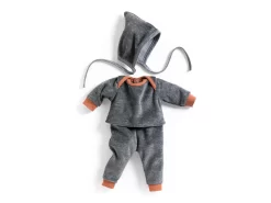 Djeco DJ07898 - Pomea -Vêtements De Poupées - Pearl Gray