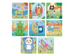 Djeco DJ08136 - Jeux éducatifs - Mosaïco Rigolo -Djeco Le Paradis Des Jouets djeco dj08136 jeux educatifs mosaico rigolo 1600 2