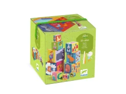 Djeco DJ08503 - Cubes Premier âge - 10 Cubes Rigolos