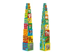 Djeco DJ08506 - Cubes Premier âge - 10 Cubes Mes Amis -Djeco Le Paradis Des Jouets djeco dj08506 cubes premier age 10 cubes mes amis 1600 2