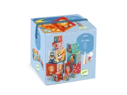 Djeco DJ08509 - Cubes Premier âge - 10 Cubes Plage