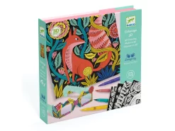 Djeco DJ08652 - Dessin Et Coloriage - Forêt Fantastique - 3D Effect