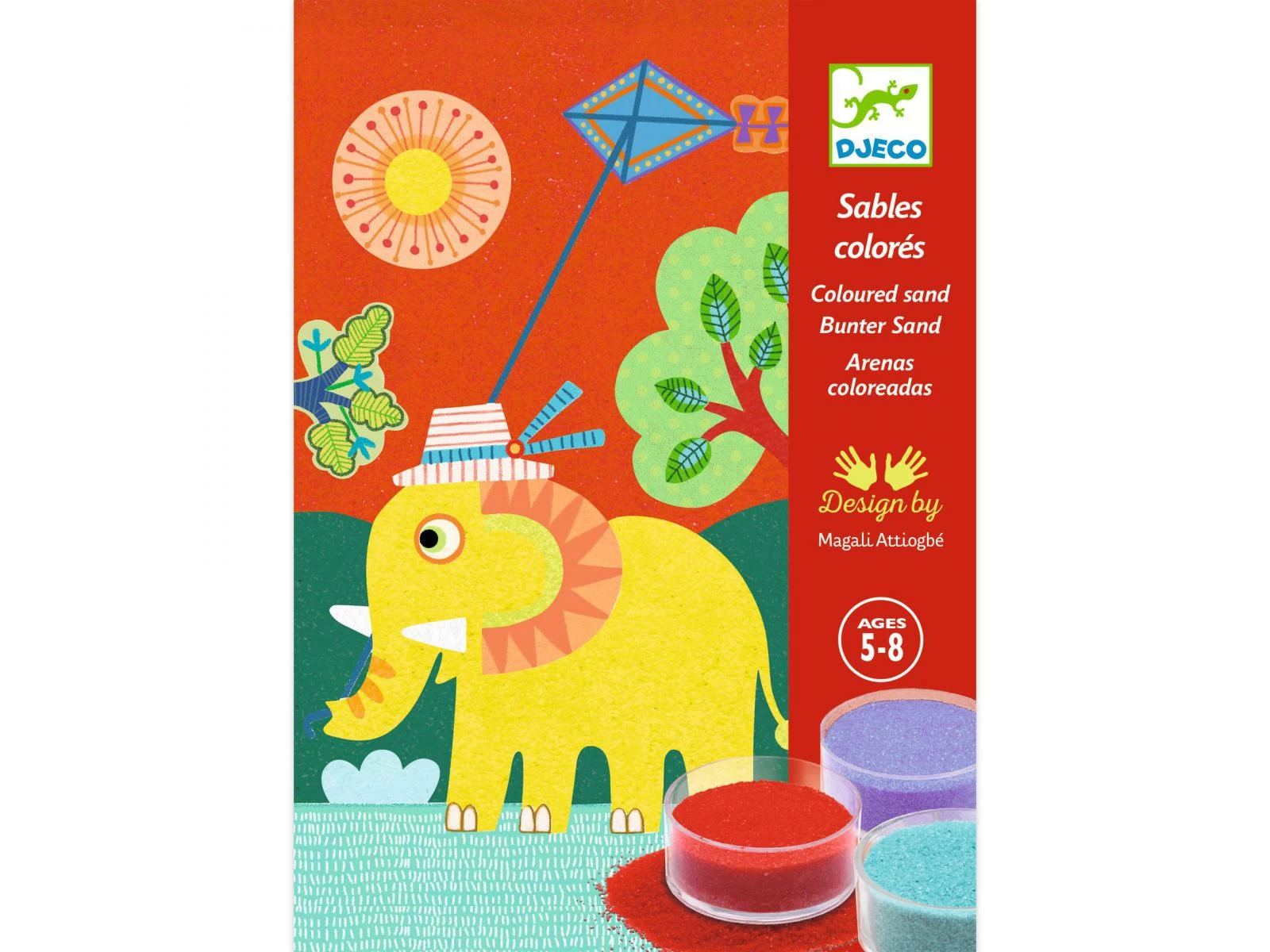 Djeco DJ08660 - Sables Colorés - En Plein Air 4 Djeco DJ08660 - Sables Colorés - En Plein Air – Image 4