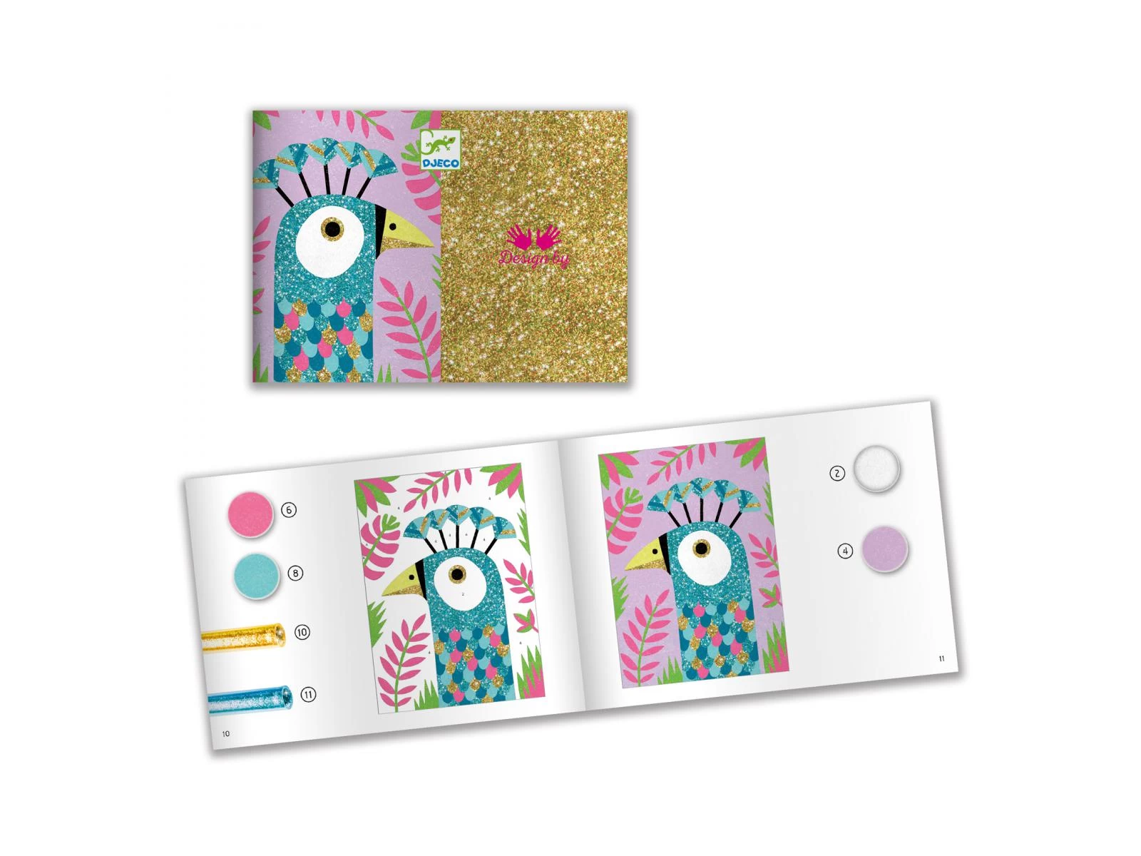 Djeco DJ08663 - Sables Colorés - Eblouissants Oiseaux 6 Djeco DJ08663 - Sables Colorés - Eblouissants Oiseaux – Image 6