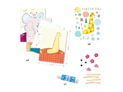 Djeco DJ08666 - Collages Pour Les Petits - Très Pop -Djeco Le Paradis Des Jouets djeco dj08666 collages pour les petits tres pop 1600 2