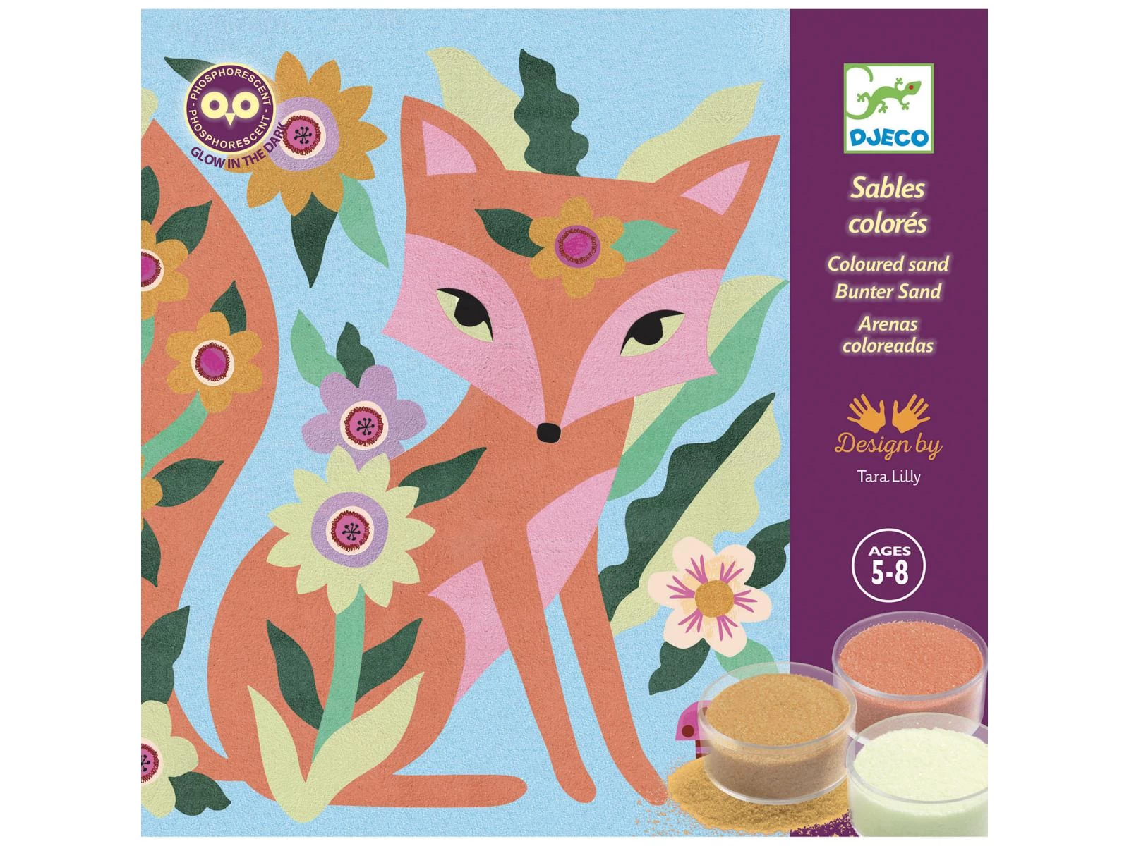 Djeco DJ08680 - Sables Colorés - Garden Lights 4 Djeco DJ08680 - Sables Colorés - Garden Lights – Image 4