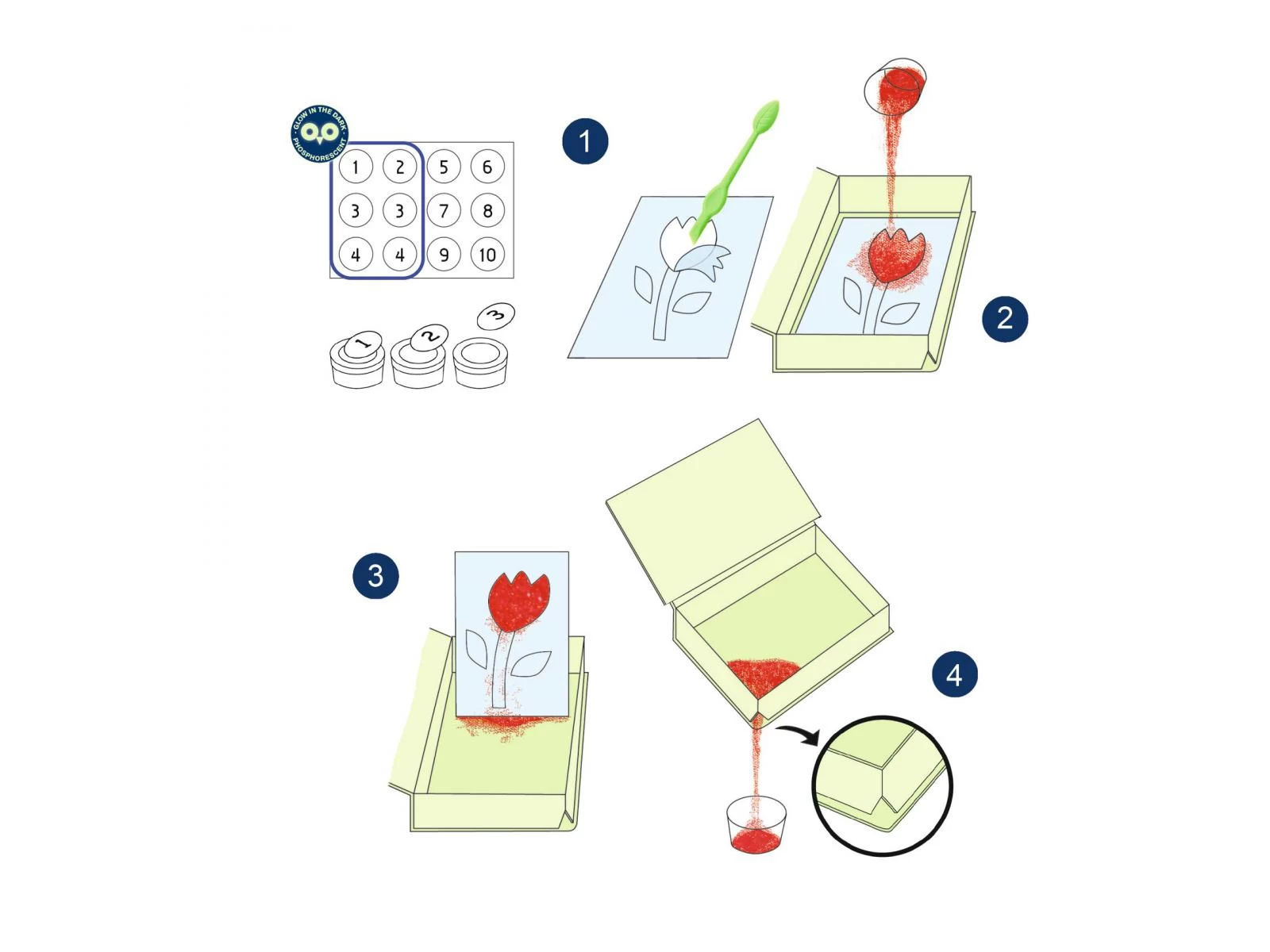 Djeco DJ08680 - Sables Colorés - Garden Lights 5 Djeco DJ08680 - Sables Colorés - Garden Lights – Image 5