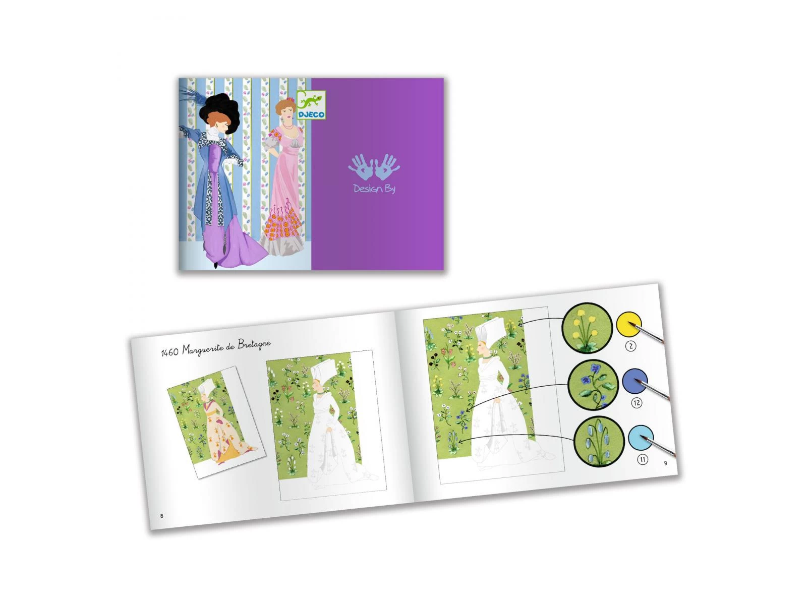 Djeco DJ08734 - Dessin Et Coloriage - Les Robes Au Fil Du Temps 5 Djeco DJ08734 - Dessin Et Coloriage - Les Robes Au Fil Du Temps – Image 5