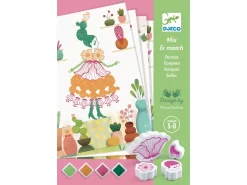 Djeco DJ08741 - Tampons - Flower Girls -Djeco Le Paradis Des Jouets djeco dj08741 tampons flower girls 1600 3