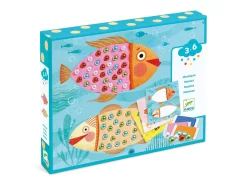 Djeco DJ08930 - Collages Pour Les Petits - Mosaïques De Perles