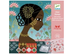 Djeco DJ08967 - Tampons - Motifs Et Parures -Djeco Le Paradis Des Jouets djeco dj08967 tampons motifs et parures 1600 3