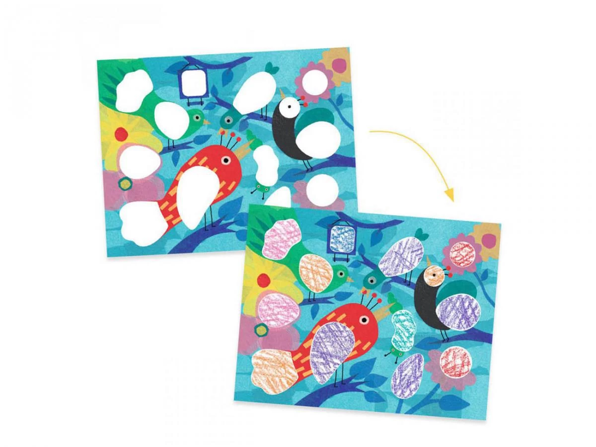 Djeco DJ08993 - Coloriage Pour Les Petits - Piou Piou & Co 5 Djeco DJ08993 - Coloriage Pour Les Petits - Piou Piou & Co – Image 5