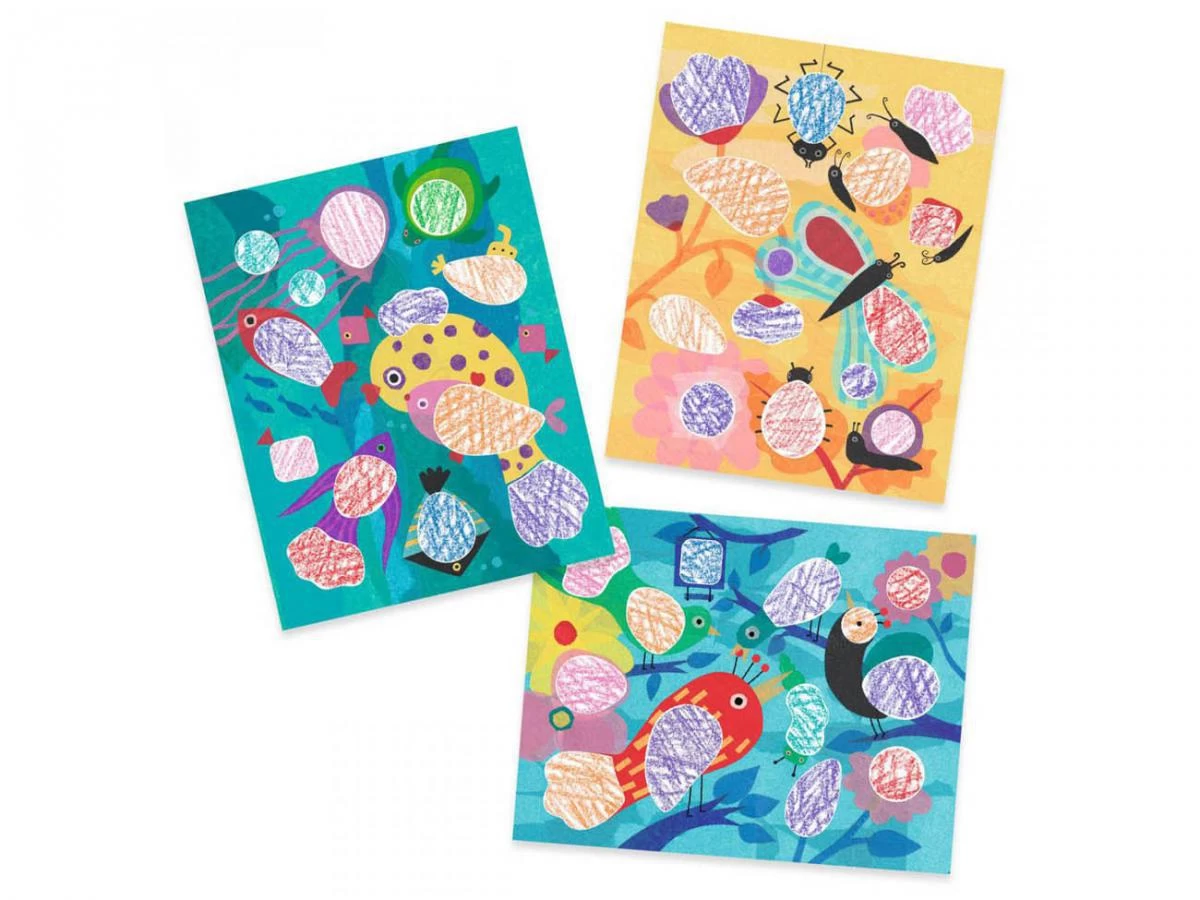 Djeco DJ08993 - Coloriage Pour Les Petits - Piou Piou & Co 2 Djeco DJ08993 - Coloriage Pour Les Petits - Piou Piou & Co – Image 2