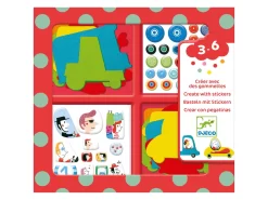 Djeco DJ09051 - Stickers Pour Les Petits - J'aime Les Voitures -Djeco Le Paradis Des Jouets djeco dj09051 stickers pour les petits j aime les voitures 1600 3
