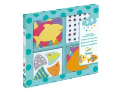 Djeco DJ09052 - Stickers Pour Les Petits - J'aime Les Poissons