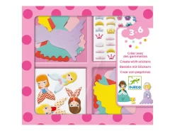 Djeco DJ09053 - Stickers Pour Les Petits - J'aime Les Princesses -Djeco Le Paradis Des Jouets djeco dj09053 stickers pour les petits j aime les princesses 1600 3
