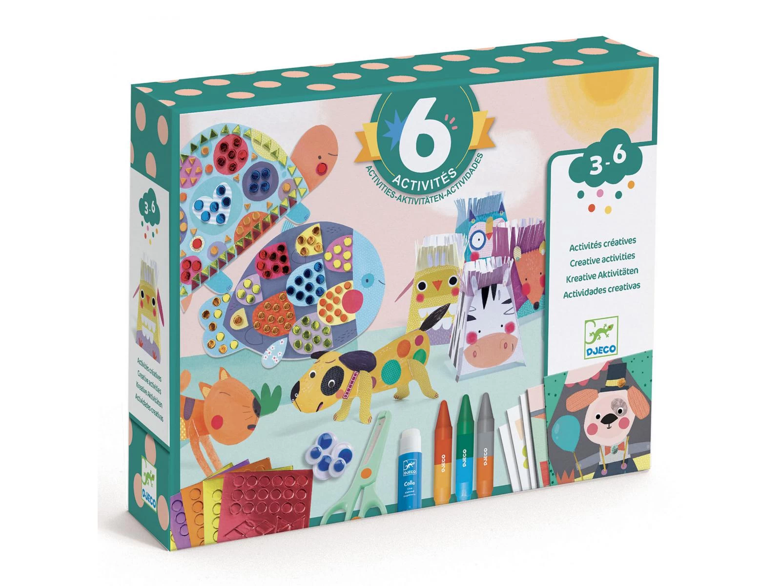 Djeco DJ09293 - Coffret Multi-activités Pour Les Petits - Les Animaux Et Leurs Maisons 1 Djeco DJ09293 - Coffret Multi-activités Pour Les Petits - Les Animaux Et Leurs Maisons