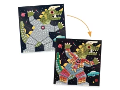 Djeco DJ09424 - Collages - Space Battle -Djeco Le Paradis Des Jouets djeco dj09424 collages space battle 1600 2