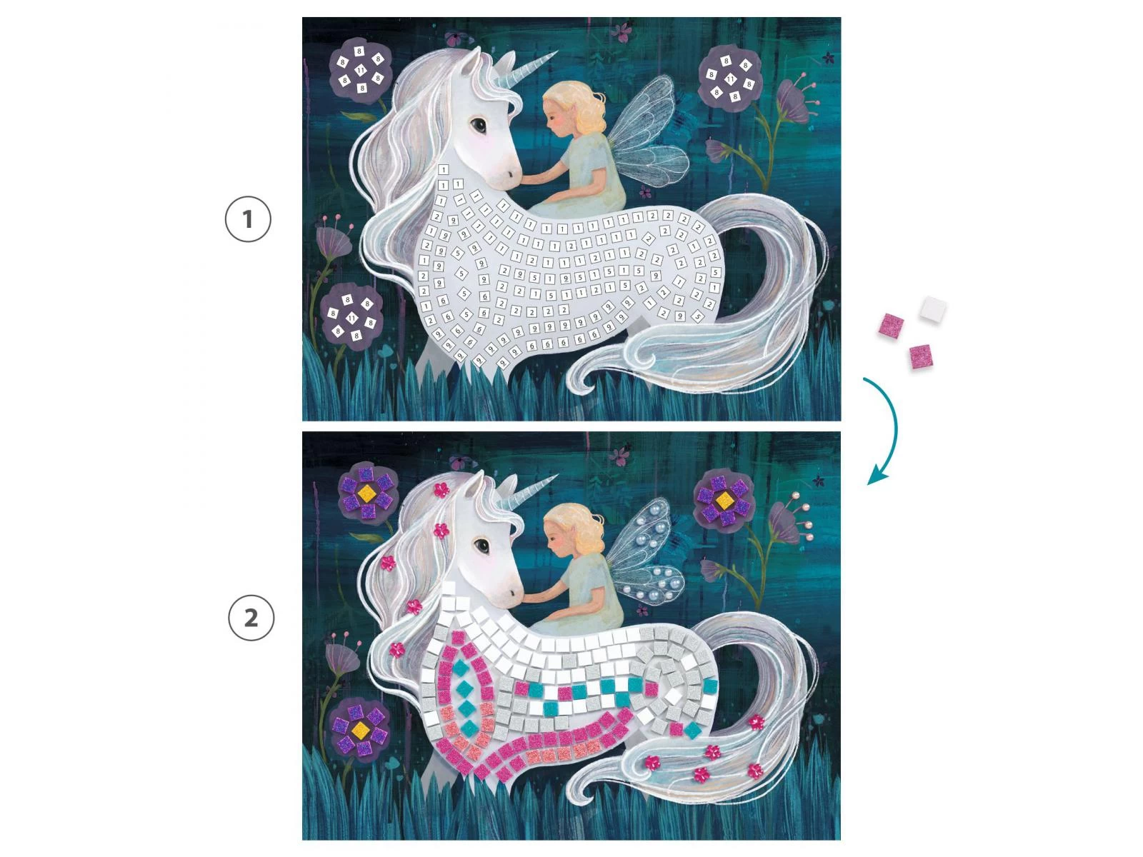 Djeco DJ09426 - Collages - Le Monde Enchanté 5 Djeco DJ09426 - Collages - Le Monde Enchanté – Image 5