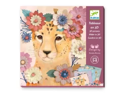Djeco DJ09454 - Papier Créatif - Couronnes De Fleurs