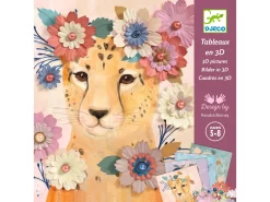 Djeco DJ09454 - Papier Créatif - Couronnes De Fleurs -Djeco Le Paradis Des Jouets djeco dj09454 papier creatif couronnes de fleurs 1600 3