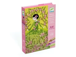 Djeco DJ09500 - Tableaux à Pailleter - Robes à Paillettes