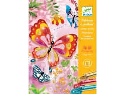 Djeco DJ09503 - Tableaux à Pailleter - Papillons à Paillettes -Djeco Le Paradis Des Jouets djeco dj09503 tableaux a pailleter papillons a paillettes 1600 3
