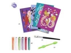 Djeco DJ09507 - Tableaux à Pailleter - La Lumière Des Sirènes -Djeco Le Paradis Des Jouets djeco dj09507 tableaux a pailleter la lumiere des sirenes 1600 2