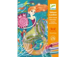 Djeco DJ09507 - Tableaux à Pailleter - La Lumière Des Sirènes -Djeco Le Paradis Des Jouets djeco dj09507 tableaux a pailleter la lumiere des sirenes 1600 3