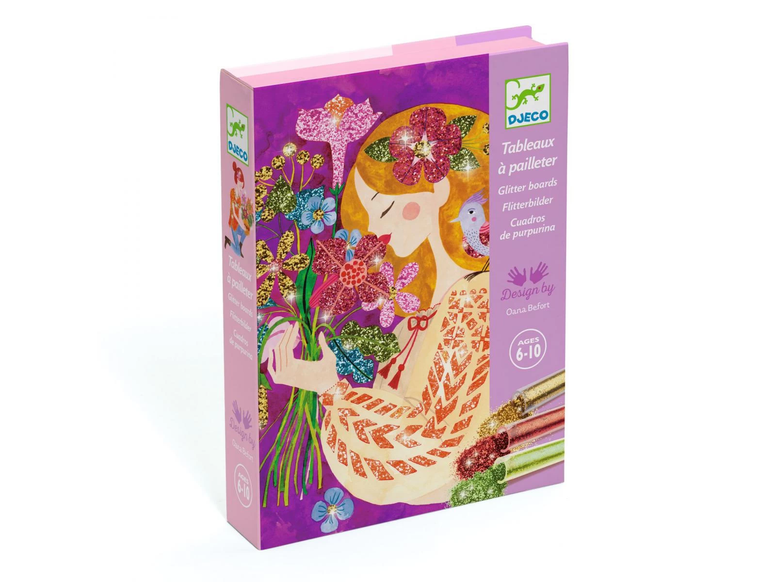 Djeco DJ09508 - Tableaux à Pailleter - Le Parfum Des Fleurs 1 Djeco DJ09508 - Tableaux à Pailleter - Le Parfum Des Fleurs