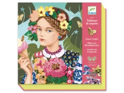 Djeco DJ09520 - Tableaux De Sequins - Espiègles Et Coquettes