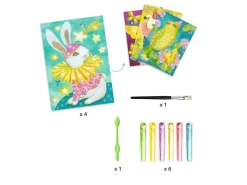 Djeco DJ09524 - Tableaux à Pailleter - Le Carnaval Des Animaux -Djeco Le Paradis Des Jouets djeco dj09524 tableaux a pailleter le carnaval des animaux 1600 2